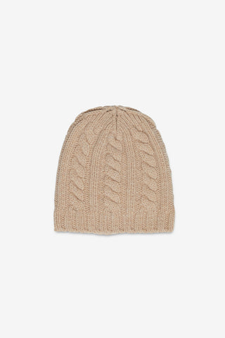 Amon Cappello in Lana Vergine Beige