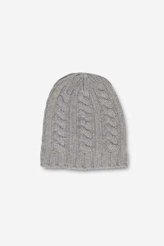 Amon Cappello in Lana Vergine Grigio Chiaro