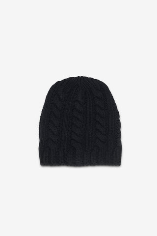 Amon Cappello in Lana Vergine Nero