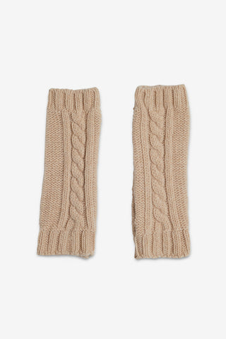 Amon Guanto in Lana Vergine Beige