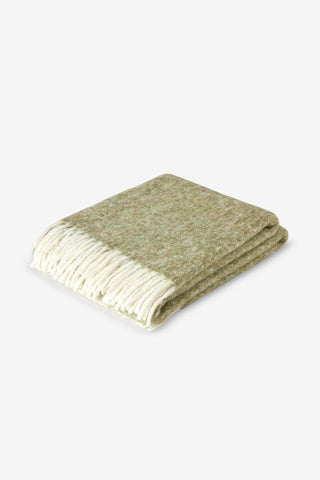 Beba Plaid in Lana di Alpaca Cactus Bianco