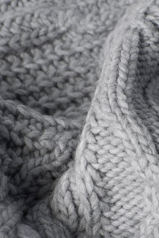 Calliope Poncho in Misto Lana Perla