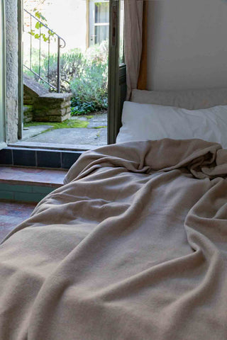 Excelsior - Preziosa Coperta In Puro Cashmere Noce