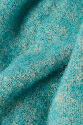 Filo Plaid in Lana Menta Ecru