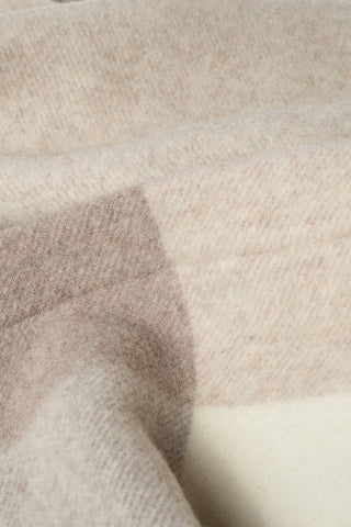 Montana Coperta in Lana Vergine Corda Beige