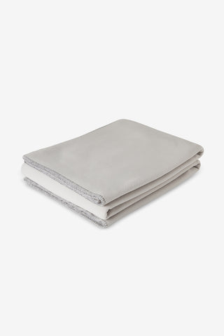 Neda Plaid in Morbido Pile Grey