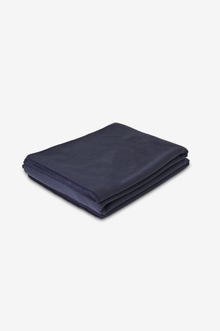 Neda Plaid in Morbido Pile Navy