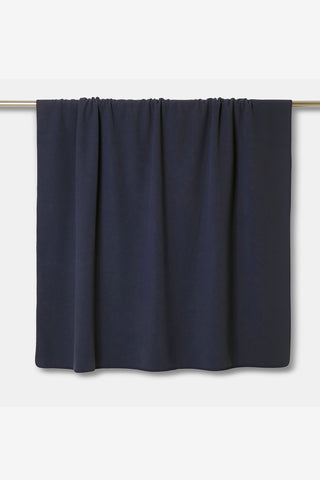 Neda Plaid in Morbido Pile Navy