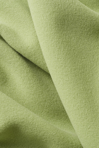 Neda Plaid in Morbido Pile Salvia