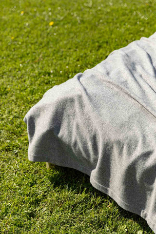 Piuma Coperta in Lana Vergine Grimed