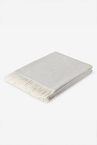 Rakela - Plaid Pesante in Lana Merinos e Cashmere Perla