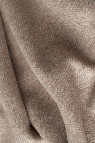 Rakela Plaid in Lana Vergine Noce Beige