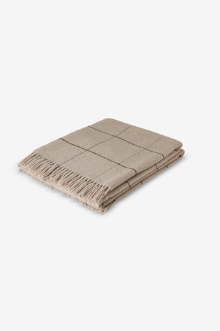 Scozia Plaid in Lana Vergine Corda