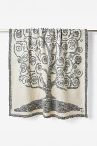 Avita Caldo Plaid Misto Lana Cotta Jacquard Bianco