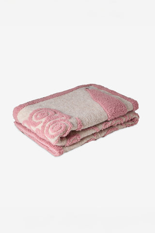 Avita Caldo Plaid Misto Lana Cotta Tridimensionale Rosa