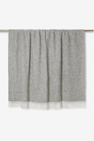 Beba Plaid in Lana di Alpaca Grimed Bianco