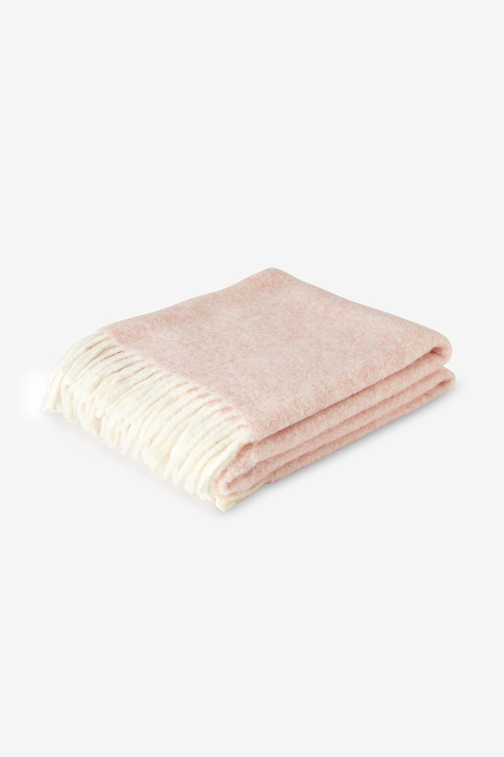 Beba - Plaid Leggero in Baby Alpaca e Lana Garzata Rosa – Cecchi e Cecchi