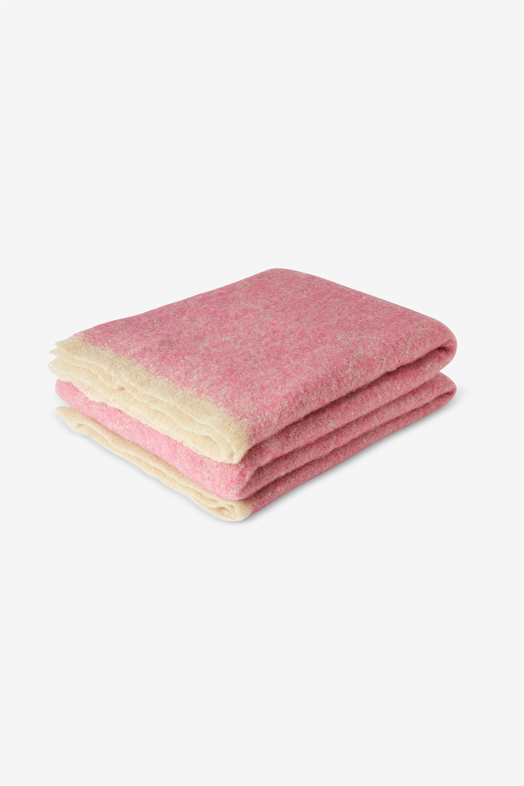 Filo - Soft Pink Brushed Wool Blend Throw – Cecchi e Cecchi