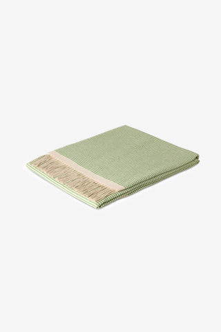 Georgina - Telo Mare Traspirante in Misto Cotone Double Face Verde
