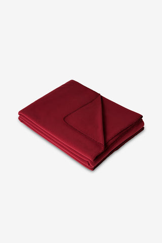 Neda Calda Coperta in Pile Bordeaux