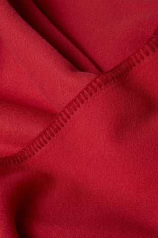 Neda Calda Coperta in Pile Rosso