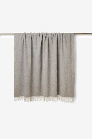 Pires - Elegante Plaid in Lana e Cashmere Grigio