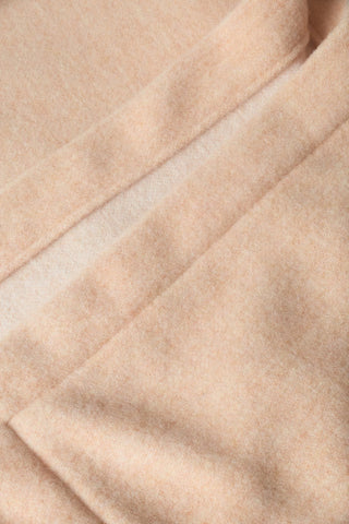 Rania - Calda Coperta Double Face in Pura Lana Merinos Corda