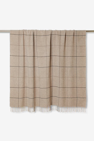 Scozia Plaid in Lana Vergine Corda